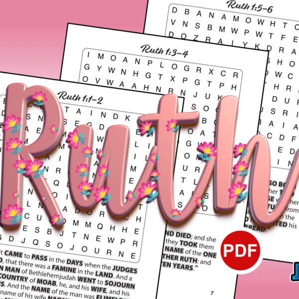 Bible Word Search Puzzles – Ruth [PDF]