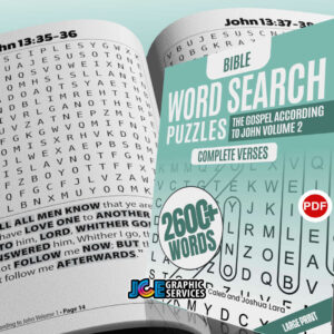 Bible Word Search Puzzles: The Gospel According to John – Volume 2