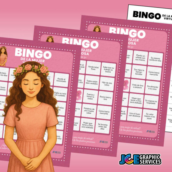 Bingo de la mujer virtuosa de Proverbios 31 [PDF]
