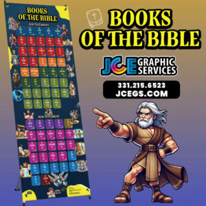 Books of the Bible Banner – Organized and Colorful