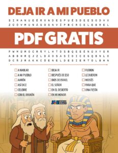 ¡Sopa de Letras Bíblica Gratis! Deja ir a mi pueblo [PDF]