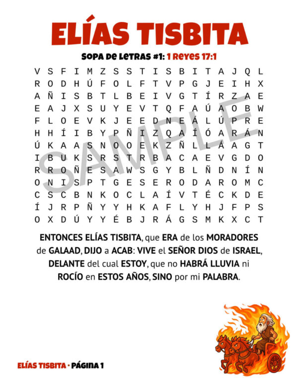 Elías Tisbita: Sopas de Letras – Letra Grande [PDF]