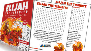 Elijah the Tishbite Word Search Puzzles – 89 Large-Print Scripture Puzzles (KJV)