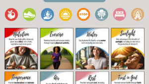 God’s 8 Laws of Health: Complete Poster Set