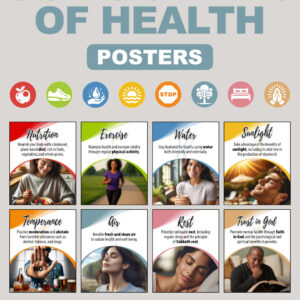 gods-8-laws-of-health-posters God’s 8 Laws of Health: Complete Poster Set