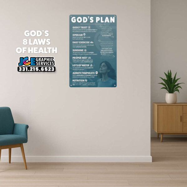 God’s Plan – Inspirational Health Poster