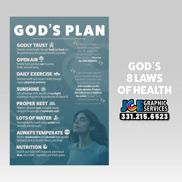 God’s Plan – Inspirational Health Poster