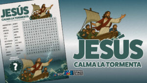 Jesús calma la tormenta: Sopa de letras [PDF]