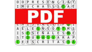 Juan 20:30-31: Sopa de letras con mensaje oculto [PDF]