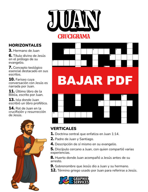 Juan: Crucigrama Bíblico