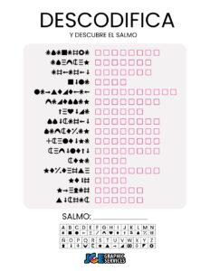 Juego Bíblico: Descodifica y Descubre el Salmo: Salmo 126