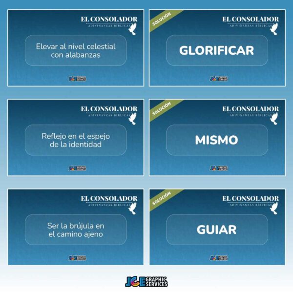 Juego Bíblico: El Consolador – Adivinanzas Bíblicas (PowerPoint)