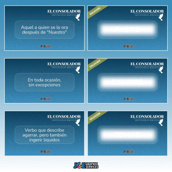 Juego Bíblico: El Consolador – Adivinanzas Bíblicas (PowerPoint)