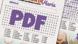 La canción de María – Sopa de letras con mensaje oculto
