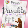 Bible Word Search Puzzle – Parable of The Lost Coin [PDF]