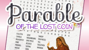 Bible Word Search Puzzle – Parable of The Lost Coin [PDF]