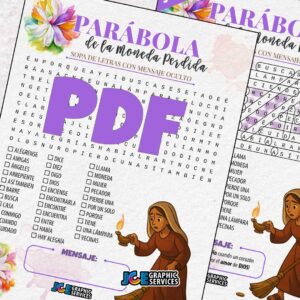 arábola de la moneda perdida – Sopa de Letras con Mensaje Oculto