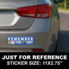 Remember the 7th Day – Bumper Sticker (4-Pack Sheet)