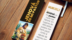 Marcador Bíblico – Salmo 23:1–2