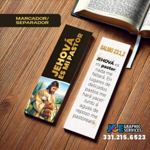 Marcador Bíblico – Salmo 23:1–2