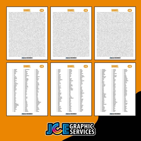 Sopas de Letras: 9 Rompecabezas del Libro de Daniel