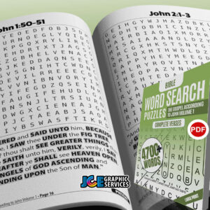 Bible Word Search Puzzles: The Gospel According to John – Volume 1