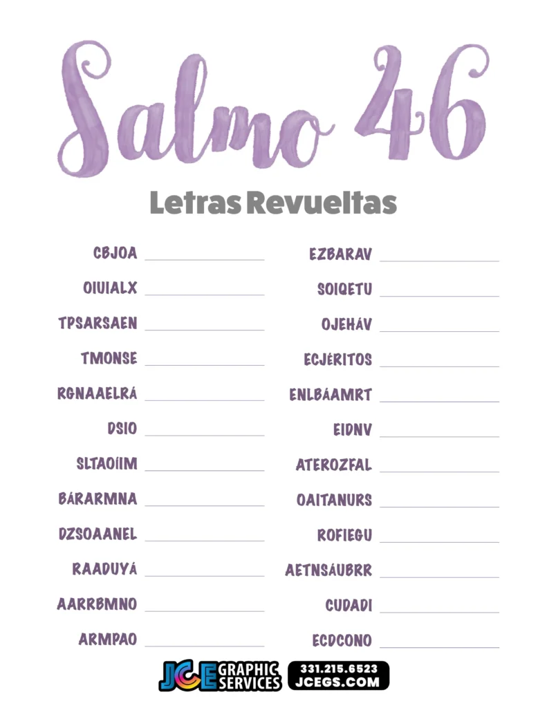 Salmo 46 - Letras Revueltas