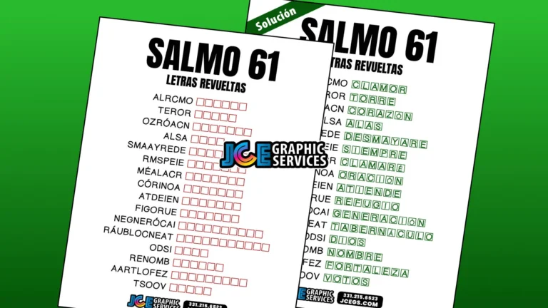 Salmo 61 - Letras Revueltas