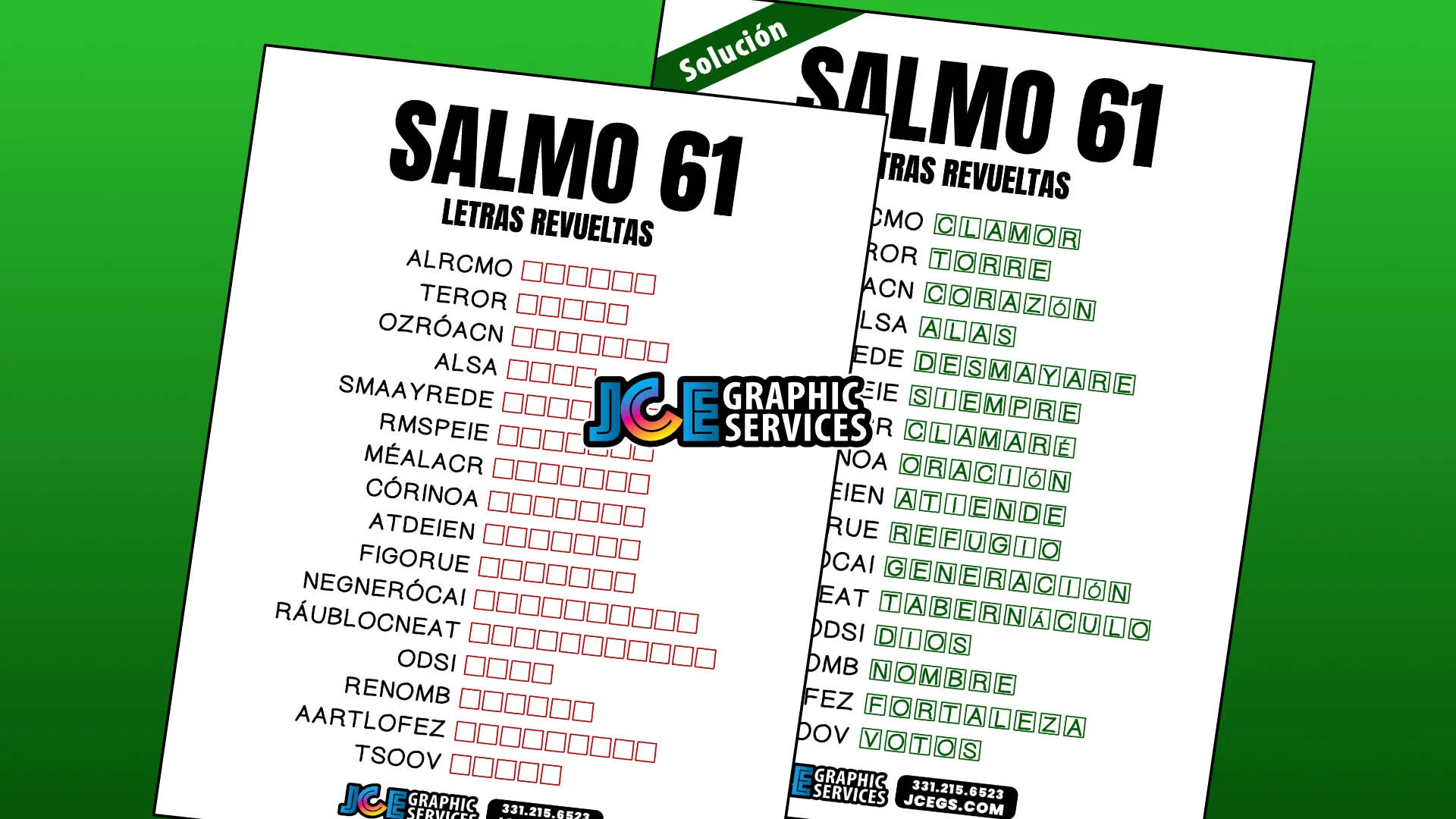 Salmo 61 - Letras Revueltas