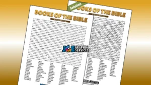 Books of the Bible Word Search Puzzle: All Books