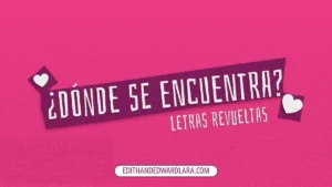 ¿Dónde se encuentra? Letras Revueltas