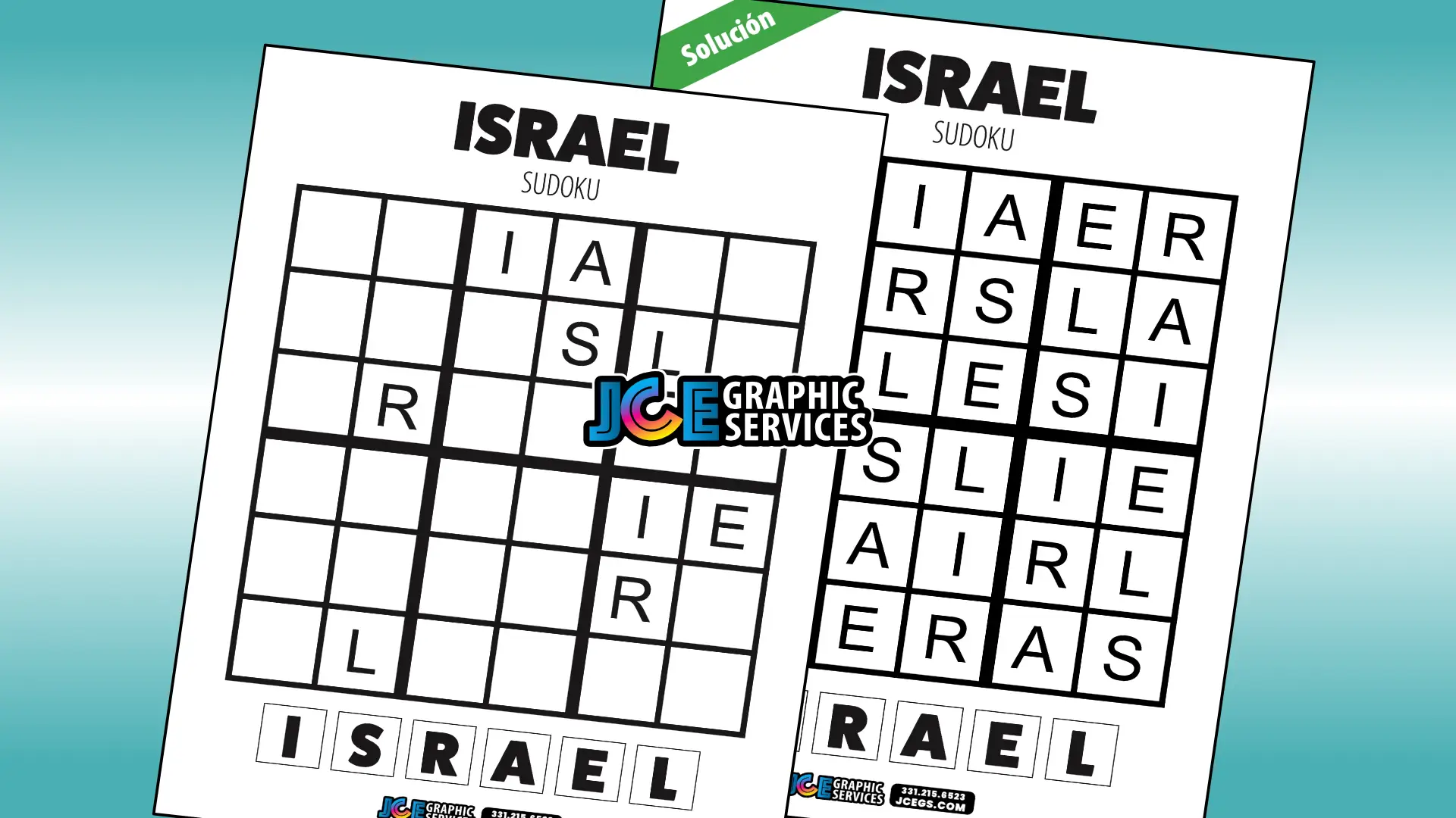 Israel - Sudoku - Tamaño 6x6
