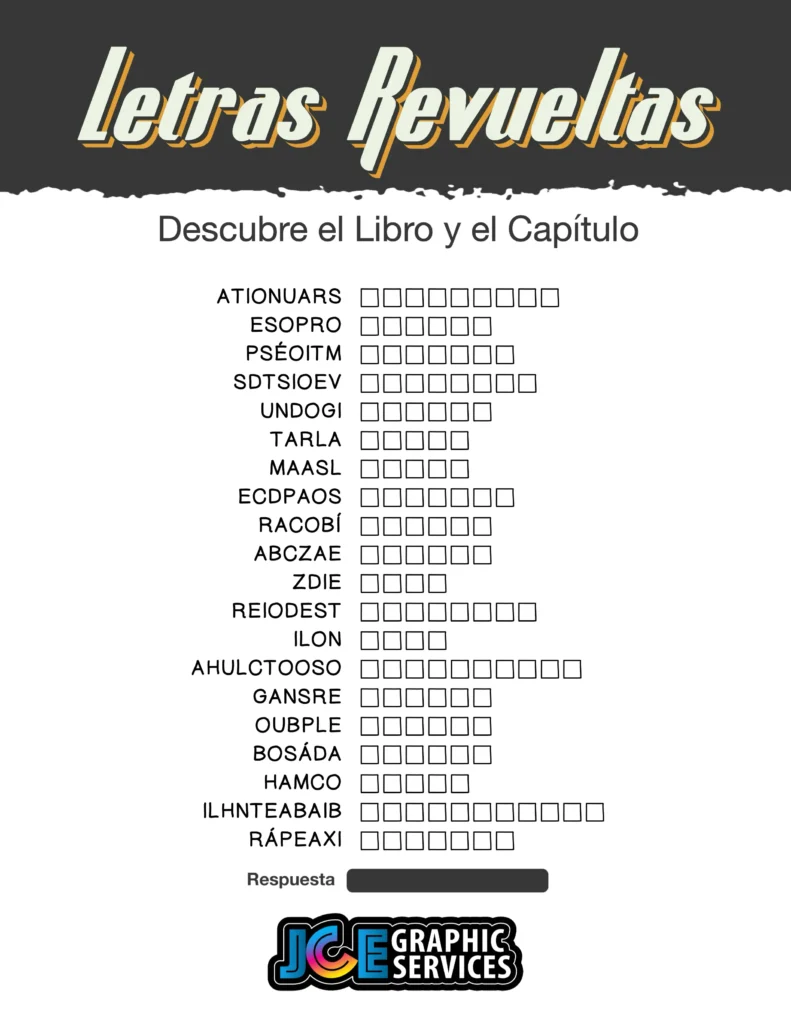 Letras Revueltas: Descubre el Libro y el Capítulo