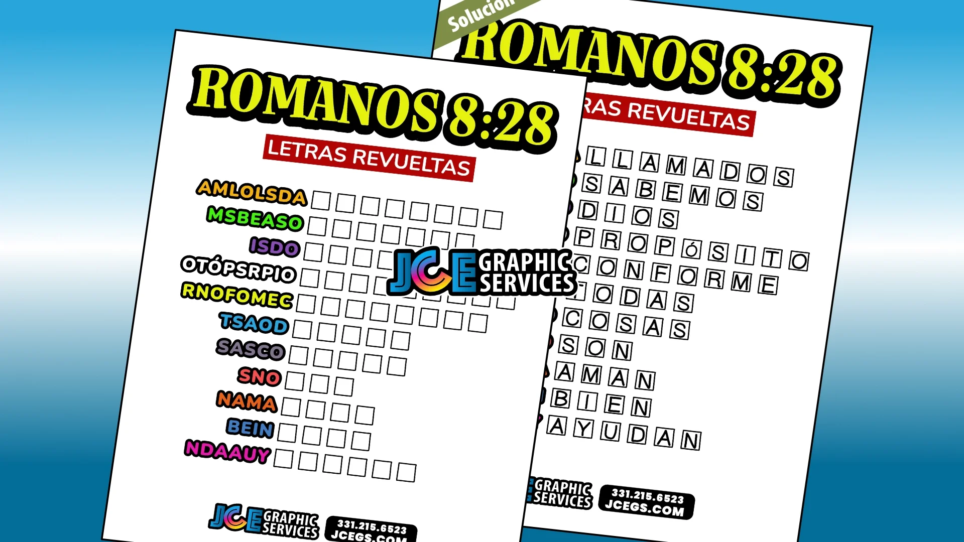 Romanos 8:28 - Letras Revueltas